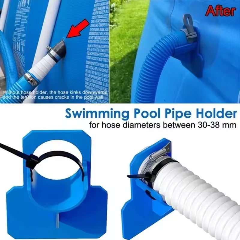 Adjustable Intex Pool Hose Holder - Durable Anti-Slip Mount, Summer Accessory - Korvel