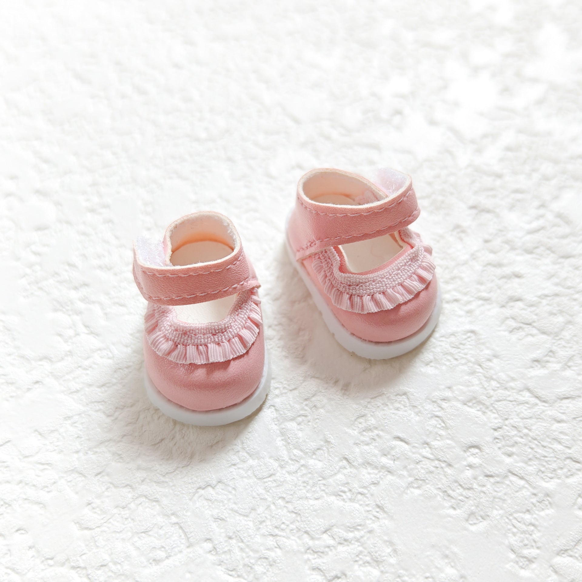 Party Shoes DIY Accessories Labubu Baby Clothes Labubu Rubber Macaron Shoes Fabric One Plush Second Generation - Korvel