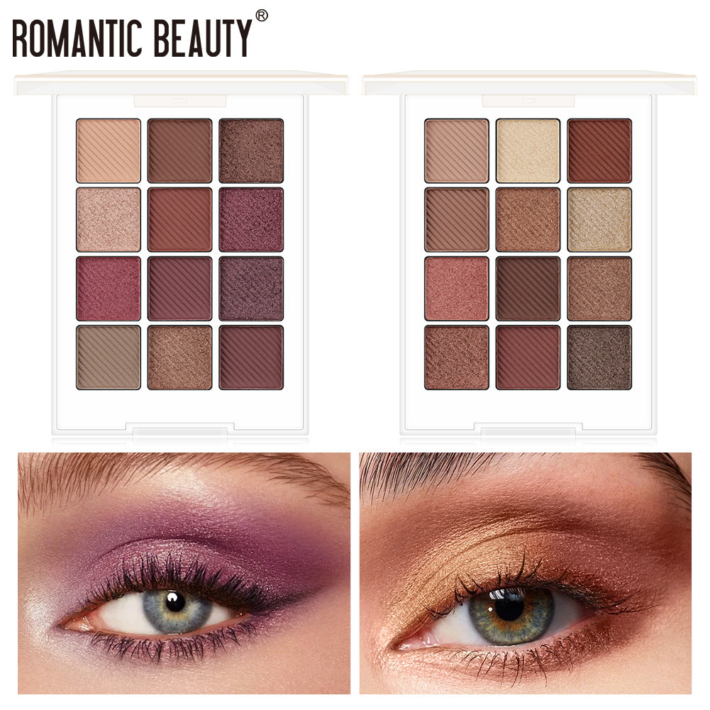 Romantic Beauty 12-Color Eye Shadow Palette