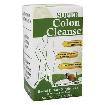 Health Plus Peppermint Tea - Super Colon Cleanse, 20 Bags