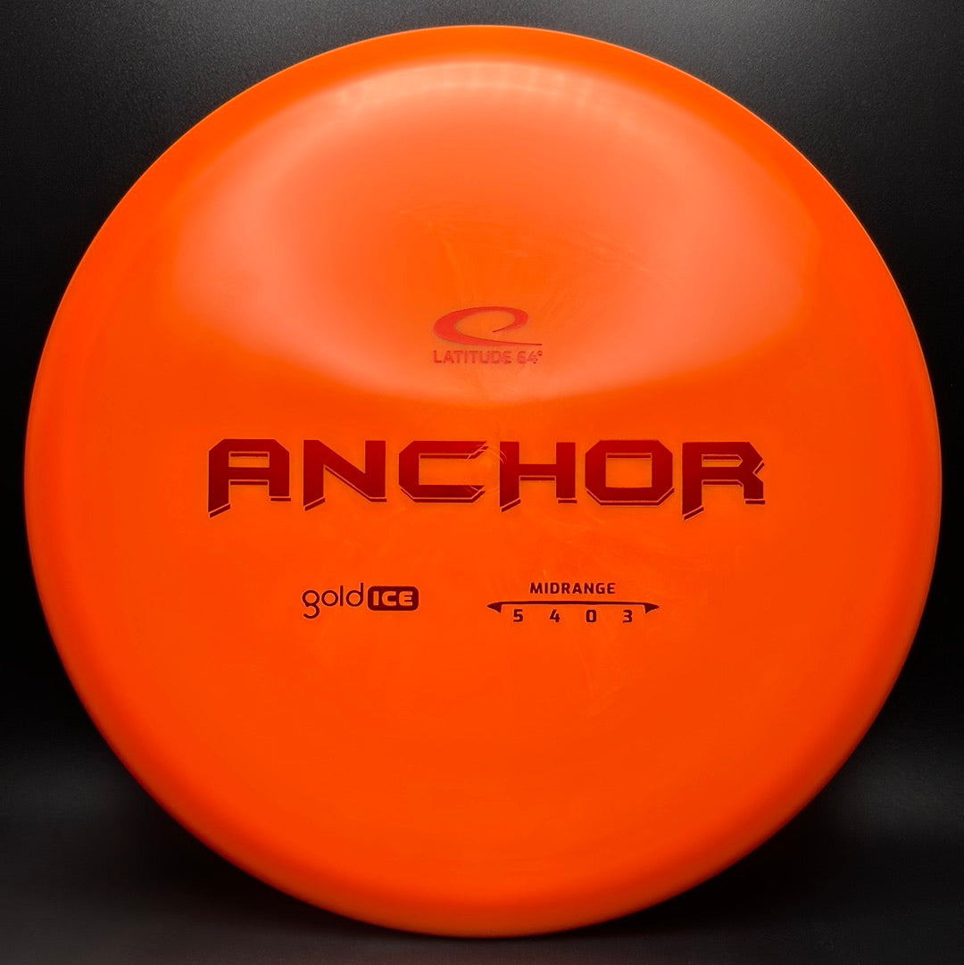 Ancre en Glace Dorée - Première Série Disc Golf Midrange