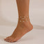 Beach Anklet Star Butterfly Chain Imitation Pearl Foot Chain Ocean Wind Shell Dolphin Foot Jewelry - Korvel