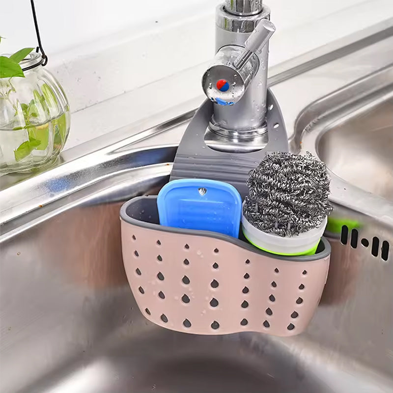 Multi-Functional Kitchen Sink Drainer Organizer