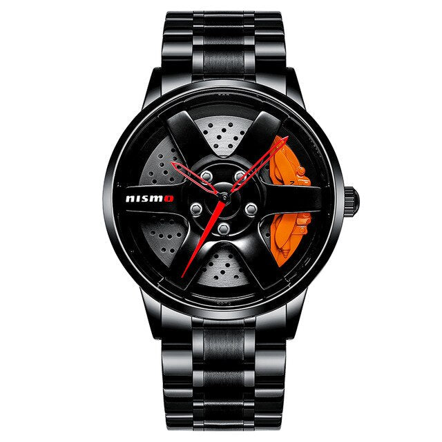 Montre de luxe sportive pour homme NIBOSI Wheel Rim