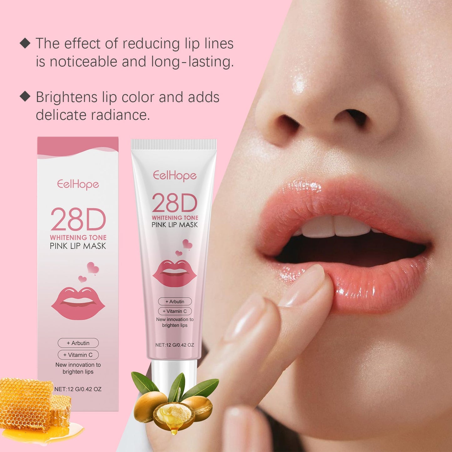 Lip Balm Moisturizes, Brightening And Colorizing Lips To Create A Plump, Moist Lip Balm With Attractive Lips - Korvel