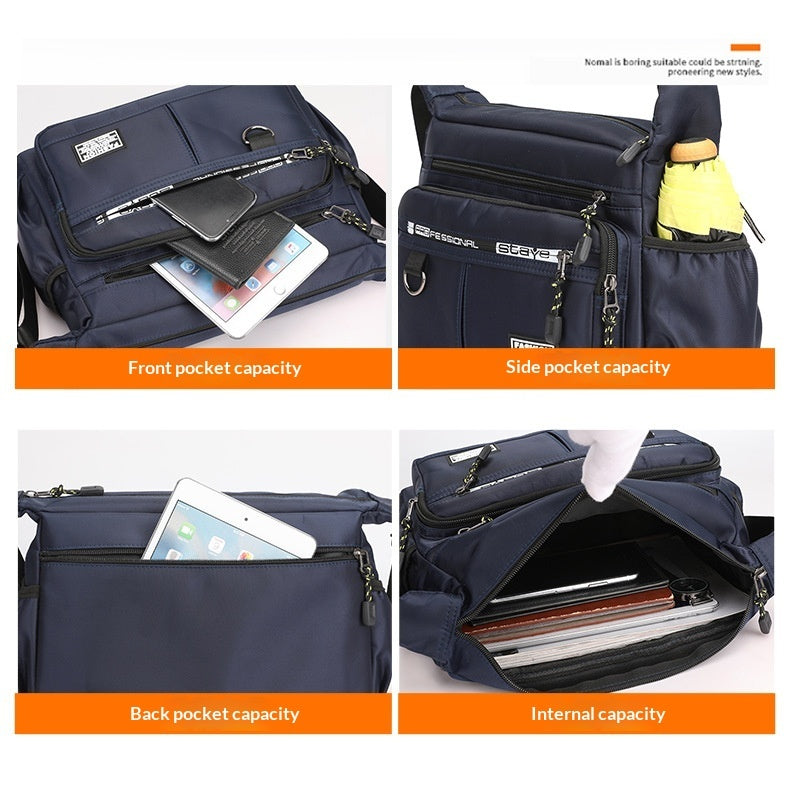Bolso cruzado premium para hombres para viajes de negocios