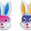 Edible Bunny Faces - 2-1/4" - Bulk Pack of 96