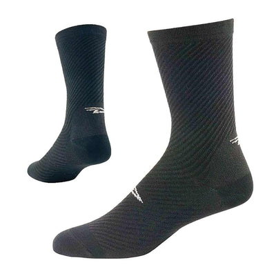DeFeet Evo 6" Carbon Athletic Socks - Carbon/Black Poly XL