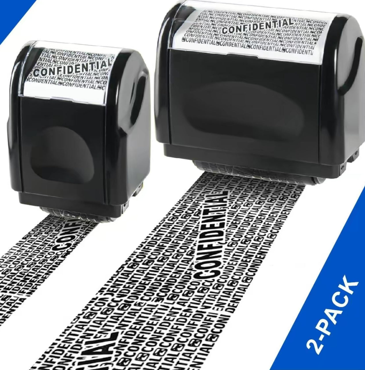 InfoGuard Roller Stamp - 2 Pack for Privacy Protection