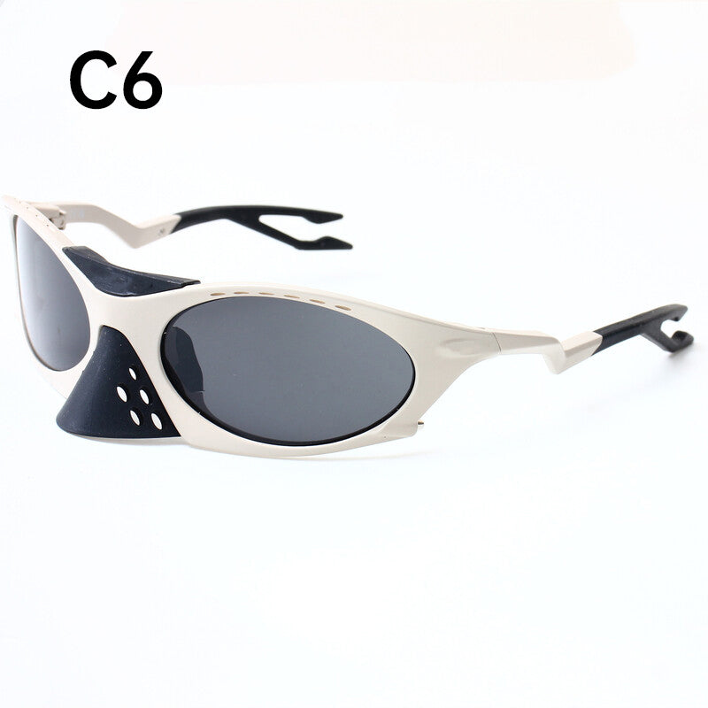 2025 Men's Outdoor Sunglasses: Y2K Cycling/Driving, Polarized, Windproof, INS Trendy - Korvel