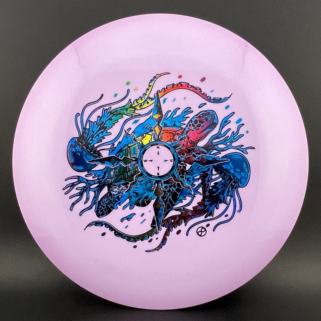 Color Glow Requiem - Turtle Navigator Disc Golf Driver