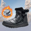 Winter Plush Snow Boots with Side Zipper for Women