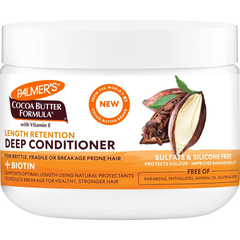 Après-shampooing Palmer's Cocoa Butter pour la rétention de longueur 12 Oz