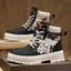 Men's High-Top Print Boots - Comfy & Breathable Casual Footwear