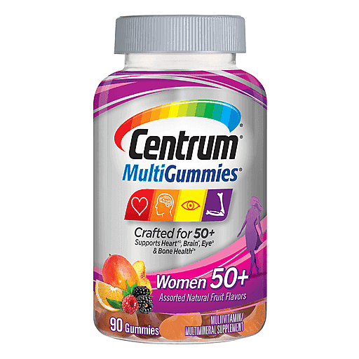 Centrum MultiGummies Gummy Multivitamínico para Mujeres de 50 Años o Más