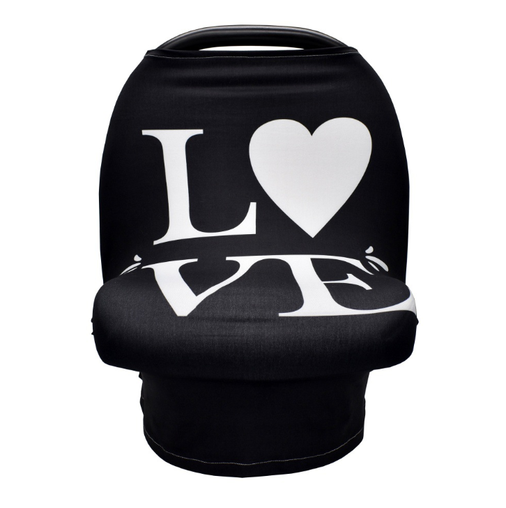 Multifunctional Stretchy Baby Car Seat Cover & Nursing Cover