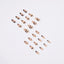 Nordic Style Wearing A Simple Nail Patch Line Manicure Patch French Manicure Press On Nails - Korvel