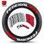 [One-piece set] Tire letter sticker one-piece set One-piece set Suitable for 4 tires No accessories included - Korvel
