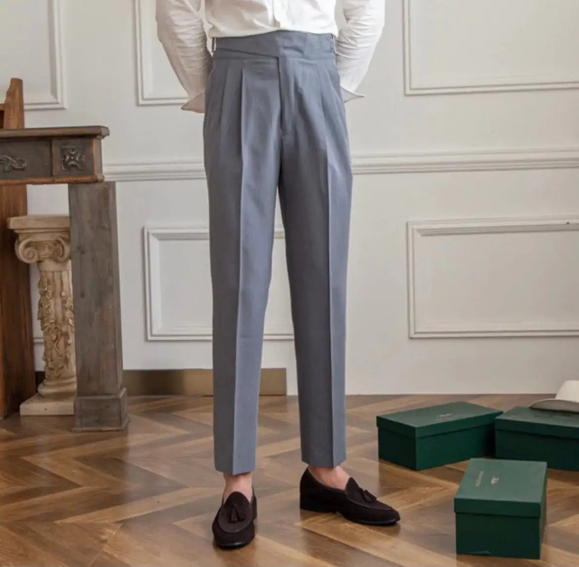 Pantalones de Oficina Casual Slim para Profesionales Modernos