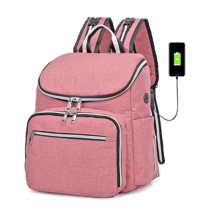Fashion Maternity Diaper Bags Waterproof Mummy Nappy Bags Large Capacity Baby Care Nursing Bag Mother Multi-function Backpacks - Korvel