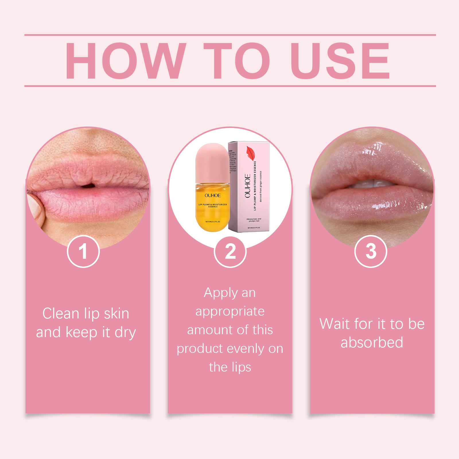 Moisturizing And Moisturizing Lip Oil, Plump And Moisturize Lips, Moisten And Nourish Lips, Moisturize And Repair Dry Lips - Korvel
