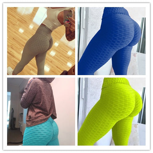 Booty Lifting Anti Cellulite Scrunch Leggings Without Pocket - Korvel