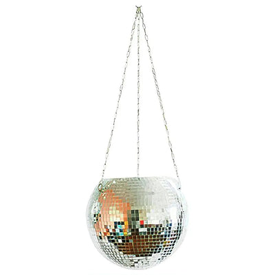 Disco Ball Hanging Flower Pot - Bohemian Style Planter