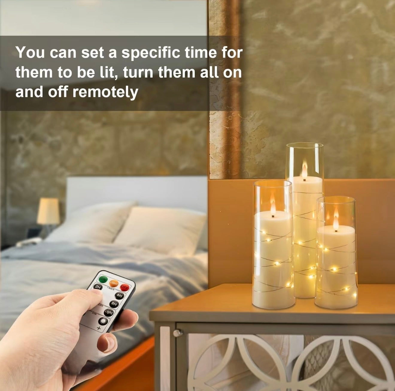 StarGlow LED Pillar Candles - Korvel