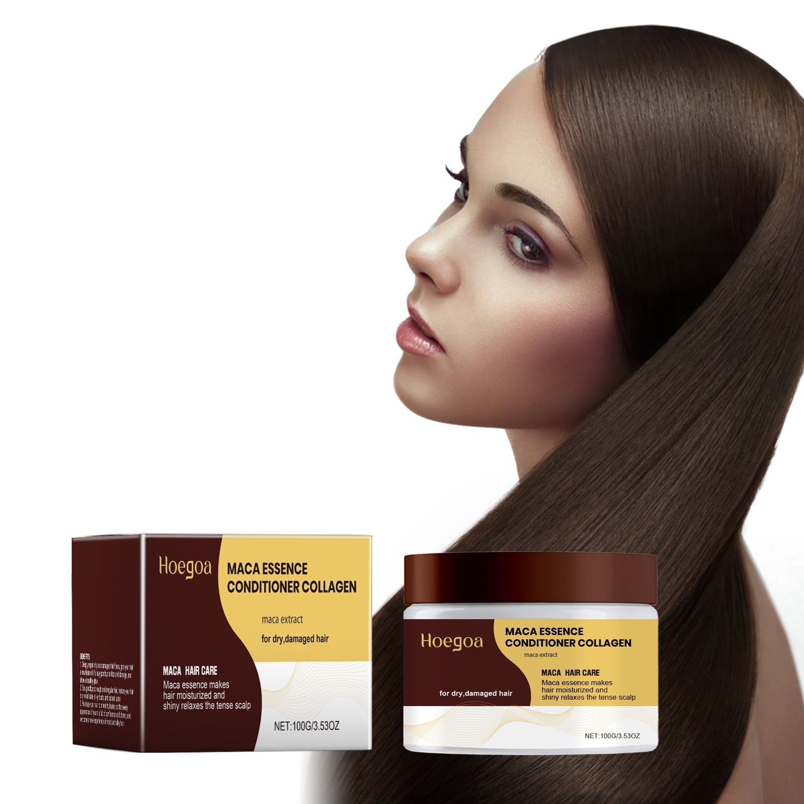Collagen Conditioner, Gentle Hair Care, Soft, Nourishing, Moisturizing And Moisturizing Hair Care - Korvel