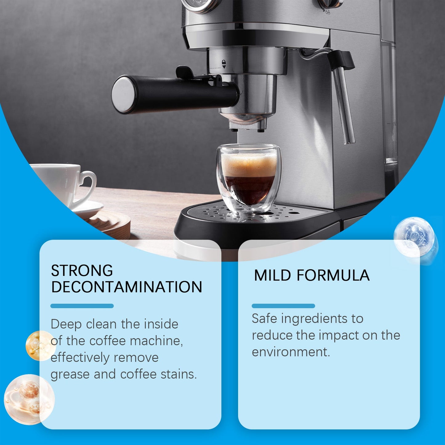 Premium Coffee Machine Cleaning Sheets