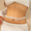 Sexy beach bikini, rice bead waist chain, Waist chain, contrasting color elastic bead body chain - Korvel