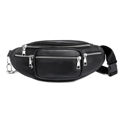 Premium Unisex Chain Waist Bag - Versatile Messenger Style