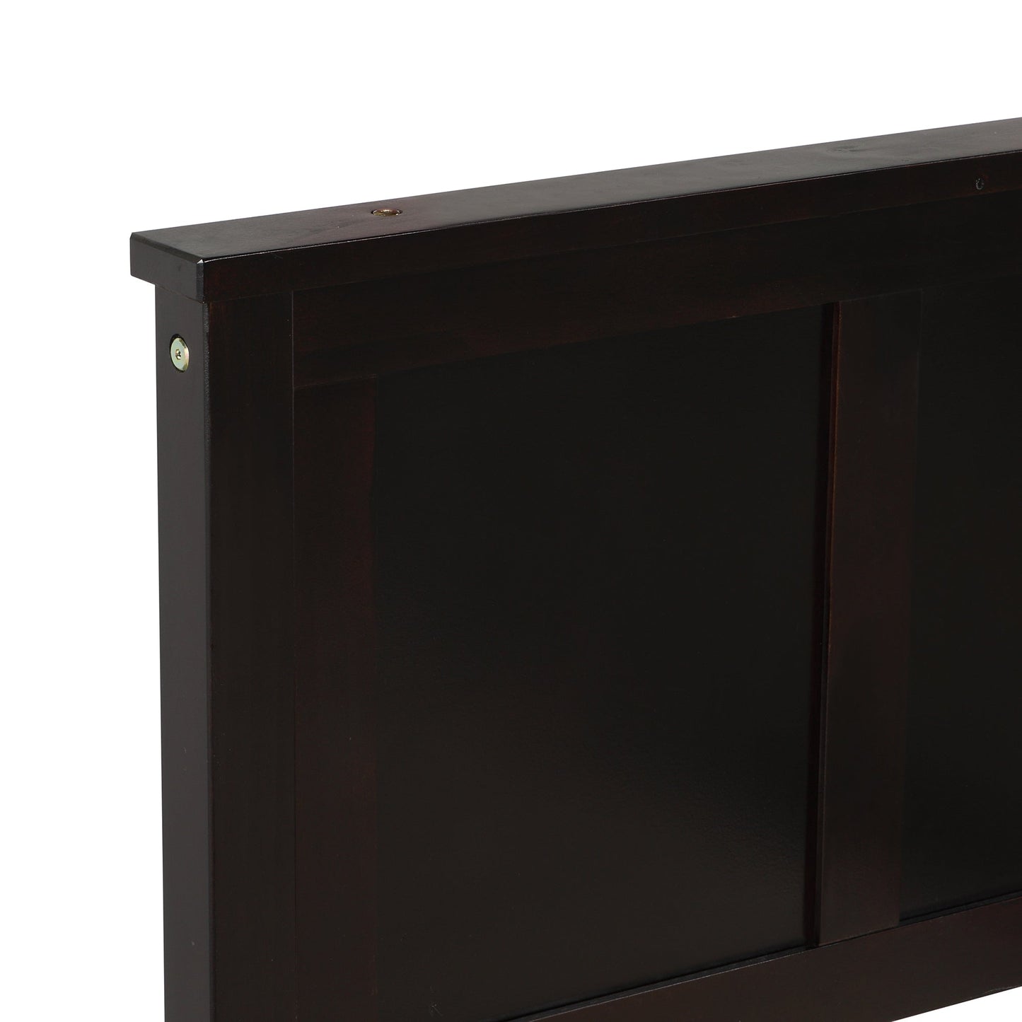 Platform Storage Bed  2 drawers with wheels  Twin Size Frame  Espresso - Korvel