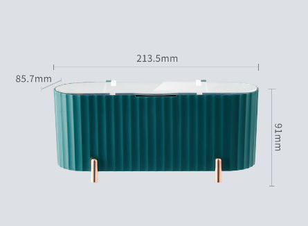 Elegant Dust-Proof Cosmetic Cotton Swab Storage Tube