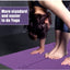1830*610*6mm TPE Yoga Mat with Position Line Non Slip Carpet Mat For Beginner Environmental Fitness Gymnastics Mats - Korvel