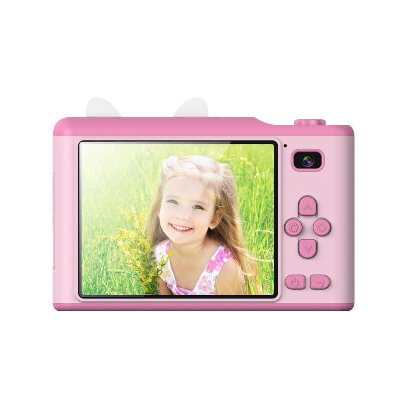 2.8 Inch HD Dual-Camera Children's Digital Camera Mini Small SLR Can Take Pictures Interest Toy Gift - Korvel