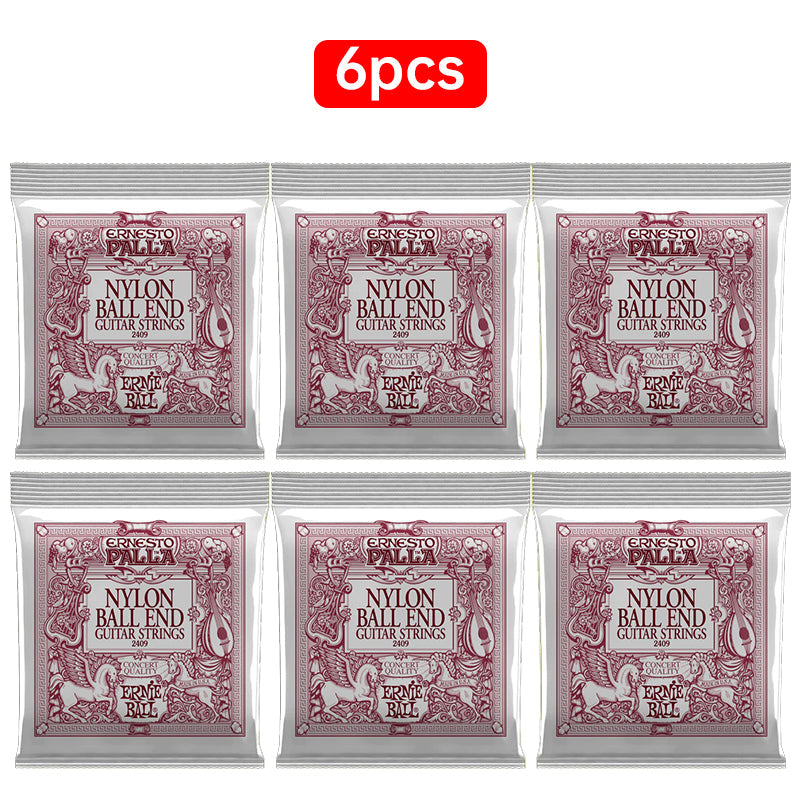 Cuerdas de Guitarra Clásica Ernie Ball - Colección de 6 Juegos