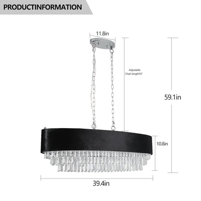 Modern Crystal Chandelier for Living-Room Cristal Lamp Luxury Home Decor Light Fixture - Korvel