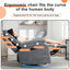 270 degree rotating electric recliner speaker with LED light, USB+C charging port, extendable foot pedal, adjustable backrest - Korvel