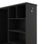 Multi-functional Hall Tree with Storage Shelves Drawers and Cabinet, Elegant Hallway Shoe Cabinet with Bench Modern Black - Korvel