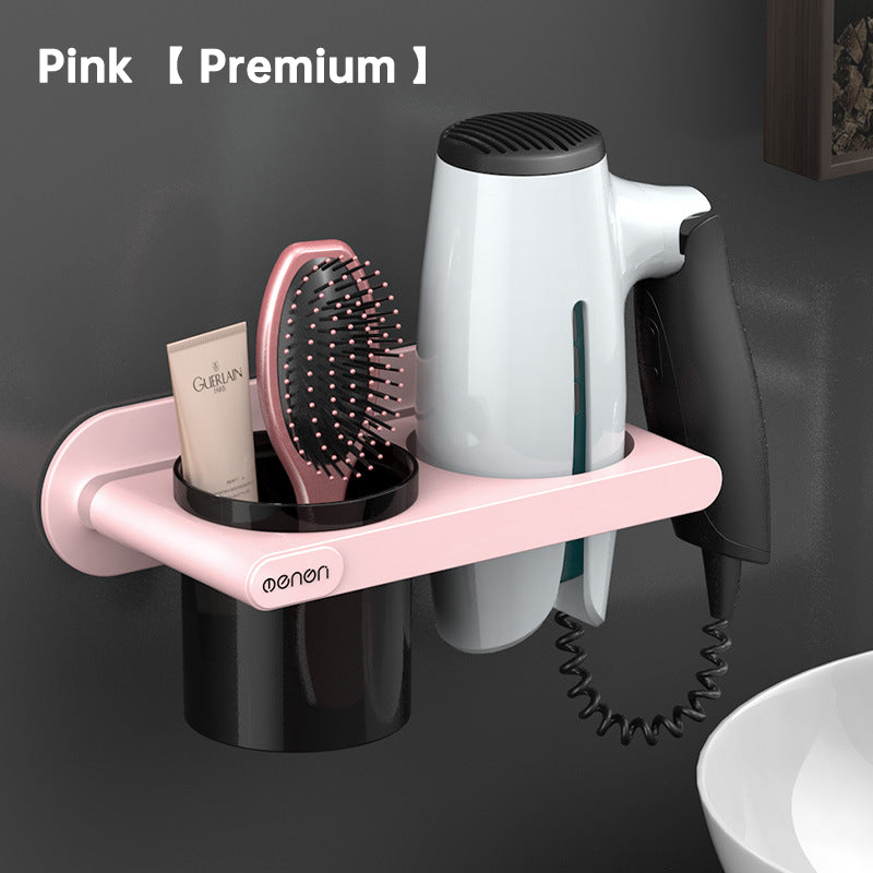 Hanging Hair Dryer Rack Toilet Storage Rack Hair Dryer Rack Storage Rack Non Perforated Wall Mounted Air Duct Rack - Korvel