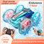 Colorful light wheel double-sided stunt amphibious remote control car watch dual control four-wheel drive power - Korvel