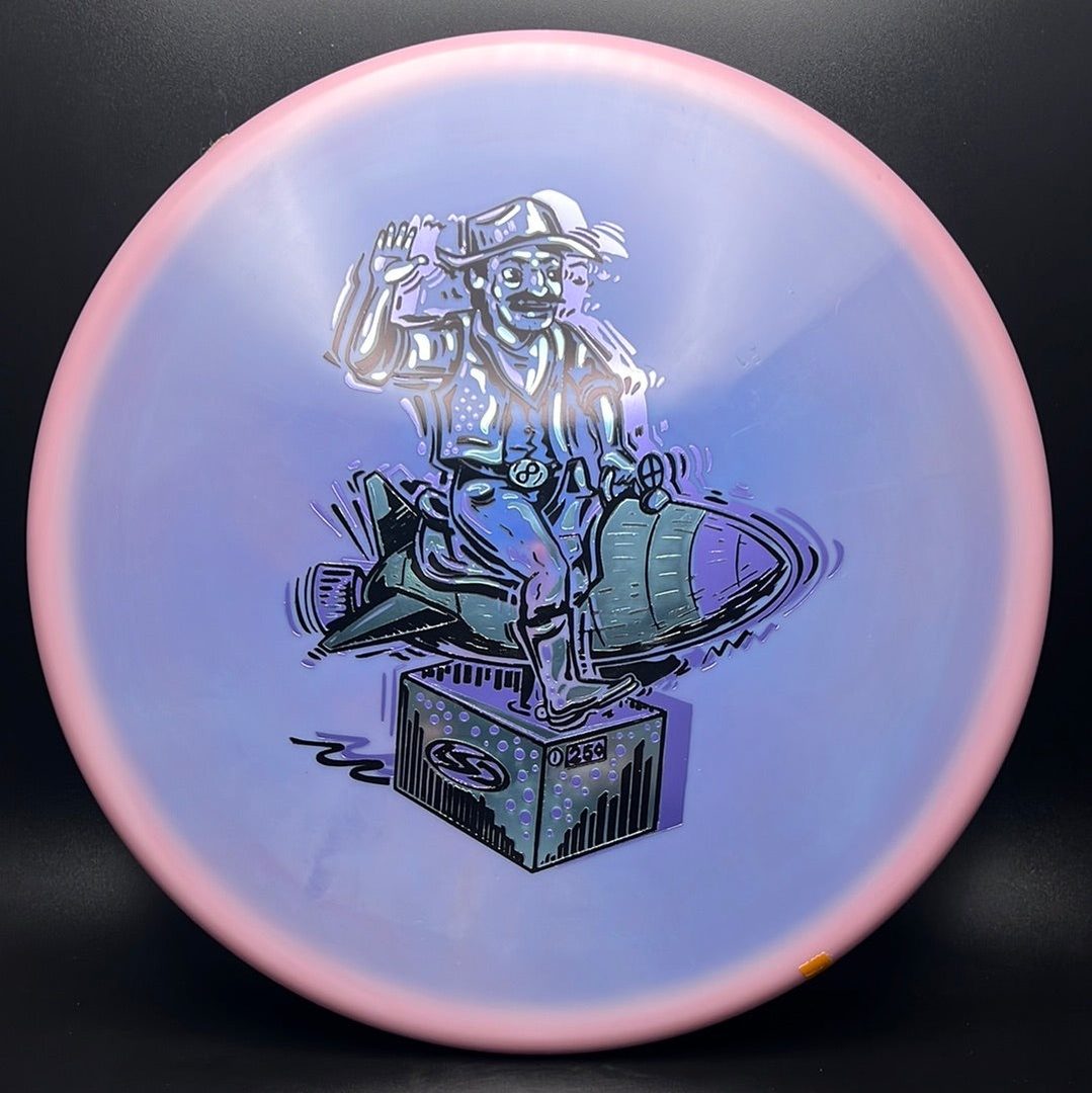 Alpha Harpoon - "Ride Em Rocket Cowboy" Disco de Golf Triple Foil