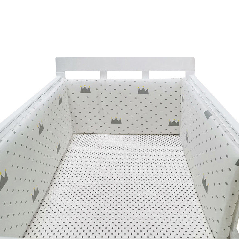 Baby Four Seasons Bed Fence Baby Children Anti fall Cotton Bed Fence Cotton Baby Bed Protective Fence - Korvel