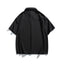 Chemise décontractée à manches courtes avec broderie de lettres
