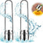 Seed Out Tool - 2-Piece Stainless Steel Corer Set