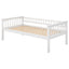 Cama litera de dos camas individuales con cajones - Blanca convertible