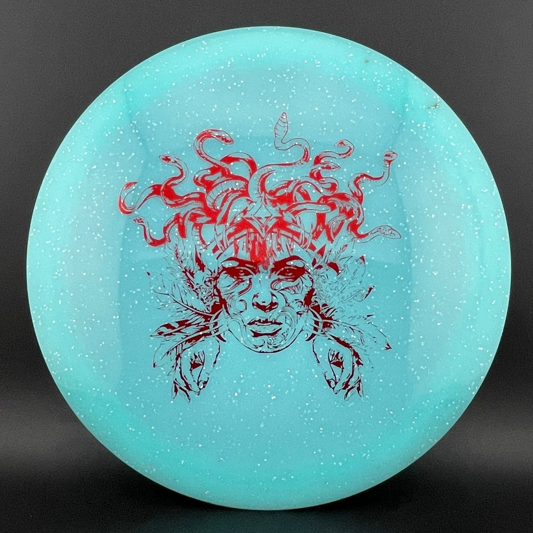 Metal Flake Glow C-Blend Sphinx X-Out Disc - Medusa Style