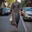 Elegant Batwing Sleeve Dress for Women