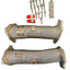 Downpipes de alto flujo SPDZ1 para Corvette C8 2020+ 6.2L LT2
